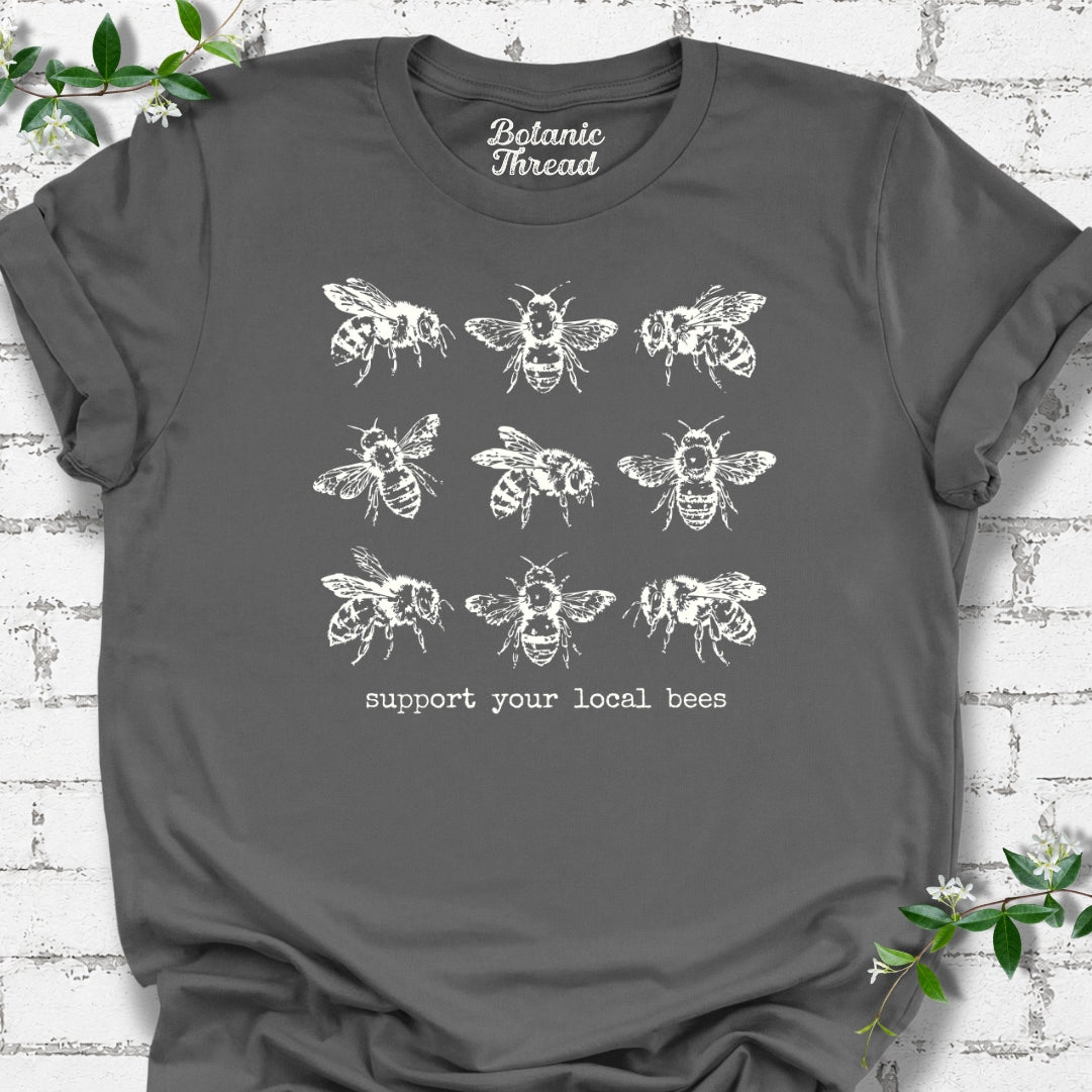 Support Your Local Bees Lightweight Tee