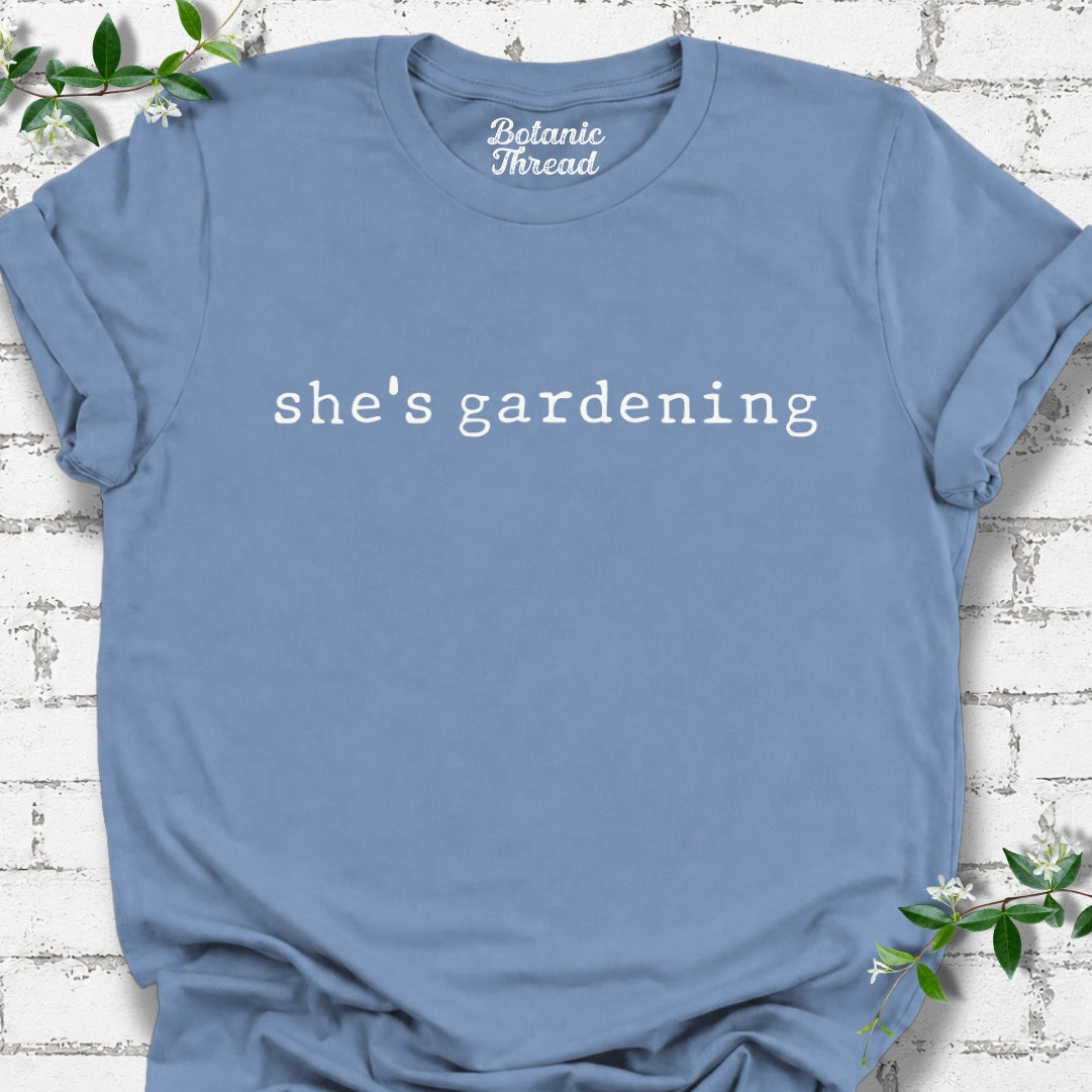She's Gardening Lightweight Tee