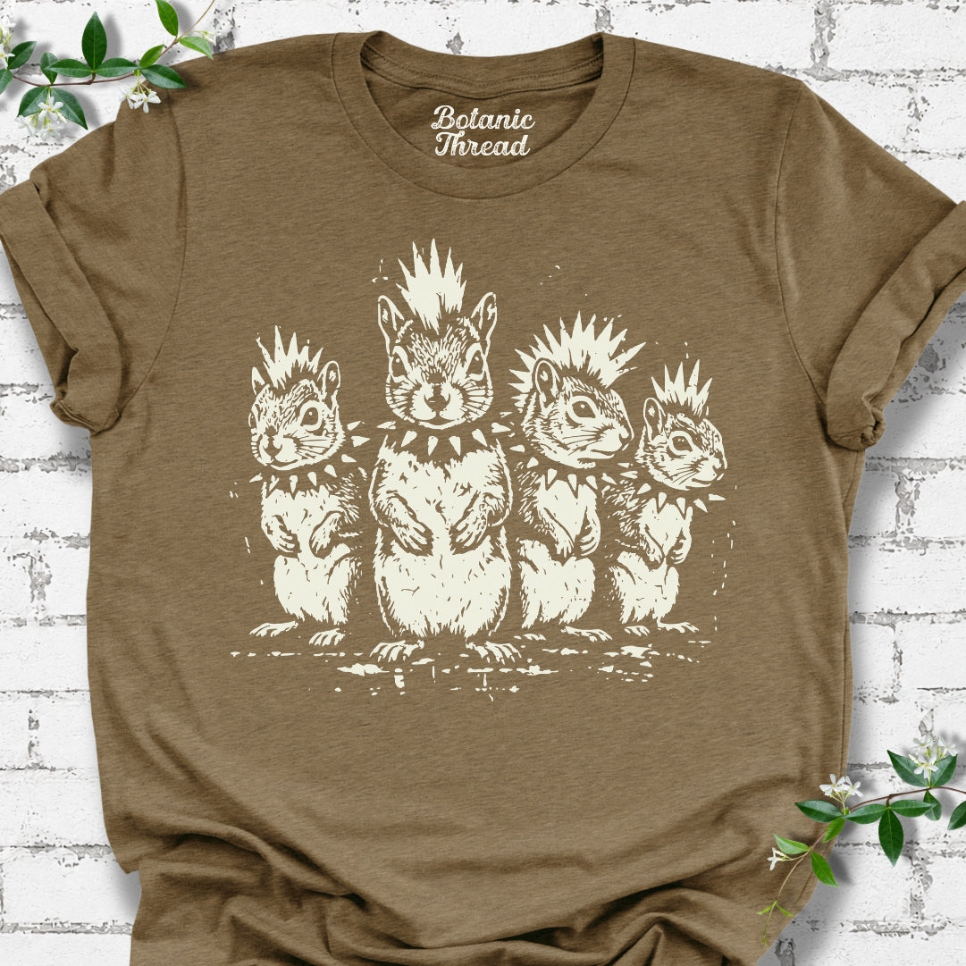 Punk Rock Squirrels Lightweight Tee
