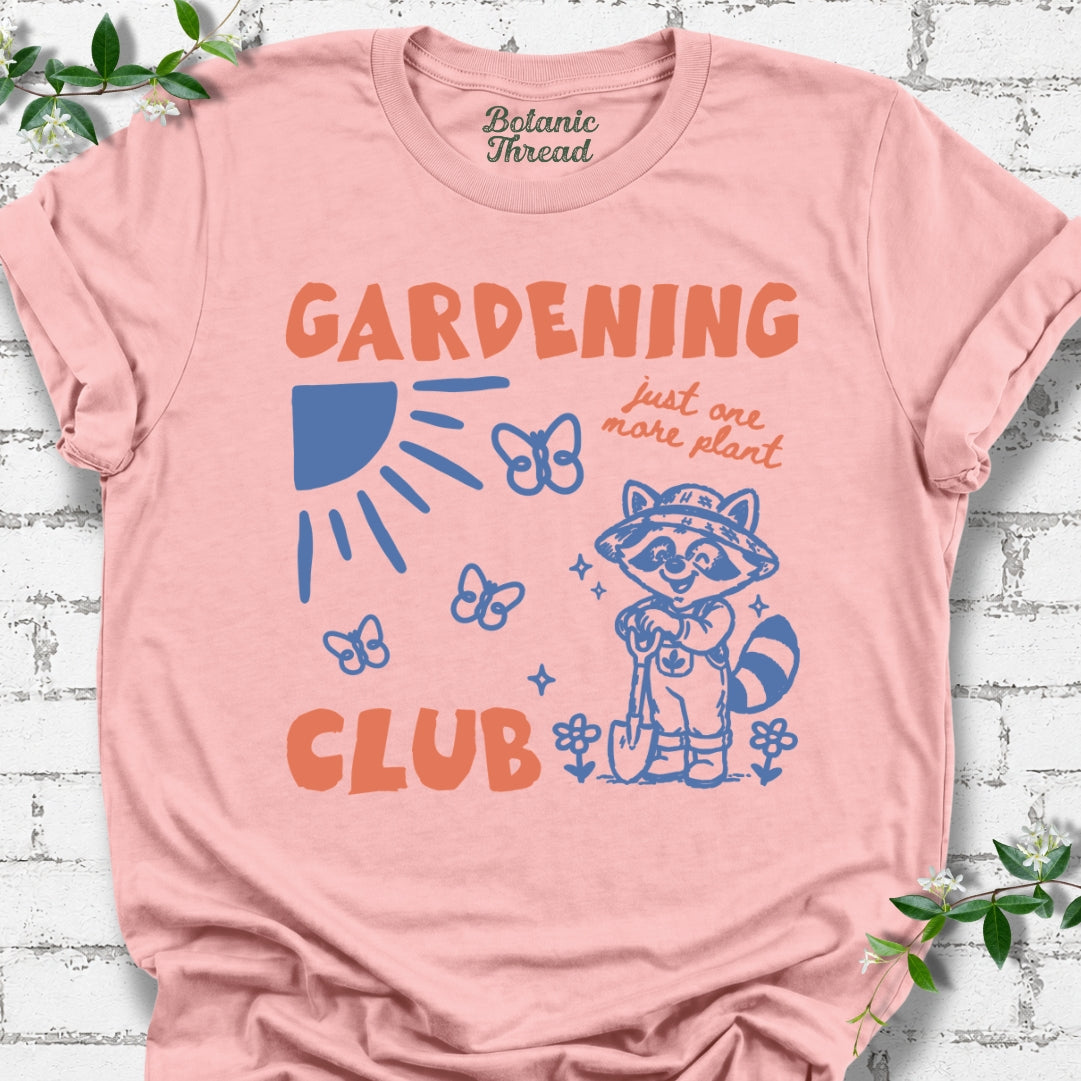 Gardening Club Raccoon Lightweight Tee