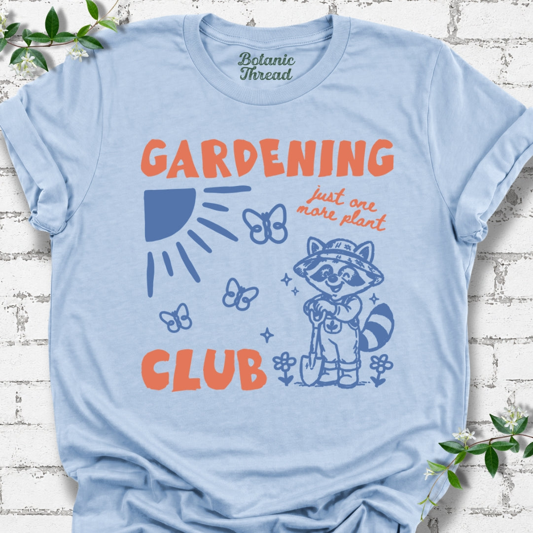 Gardening Club Raccoon Lightweight Tee